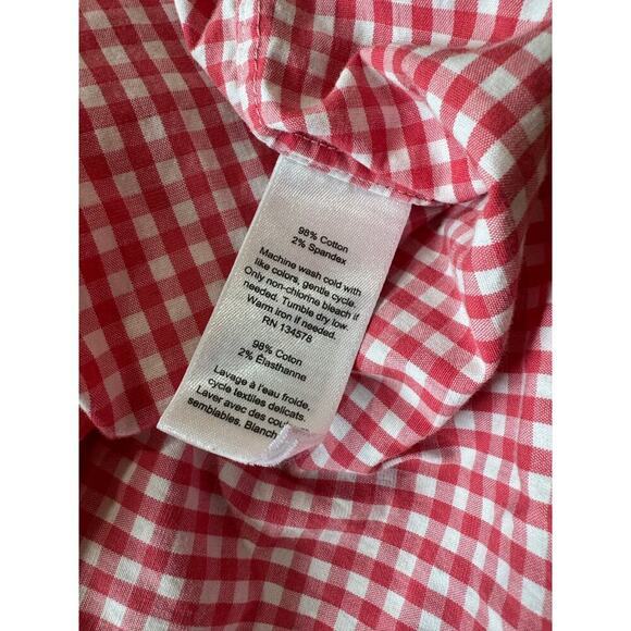 Vineyard Vines Mens XXL collared button up shirt,  long sleeve, Red/Pink & white - Picture 12 of 16